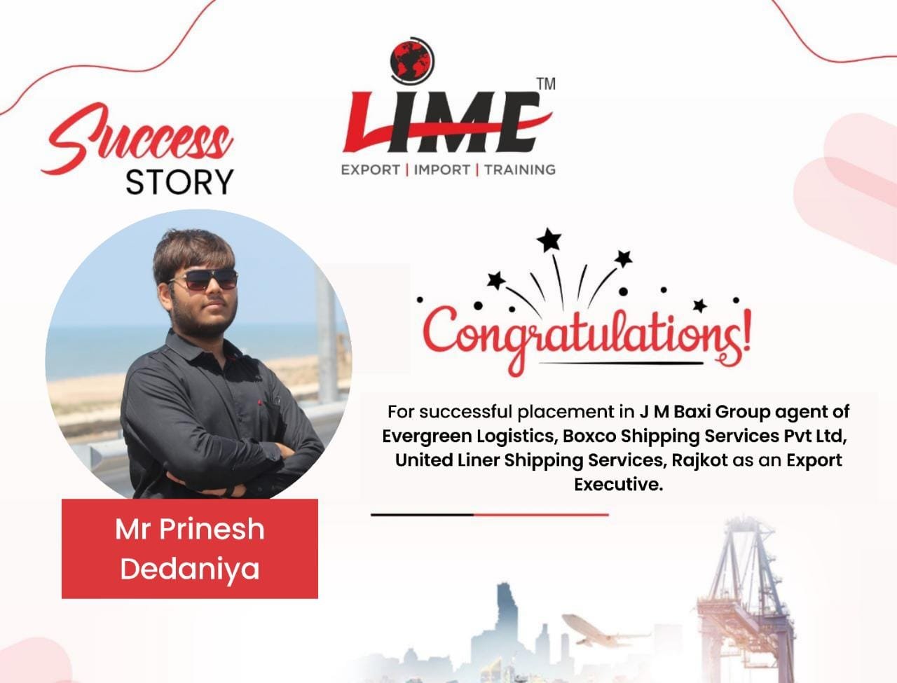 The wait is over, the success is real! Hats off to the accomplished graduates of Lime Institute of Export-Import